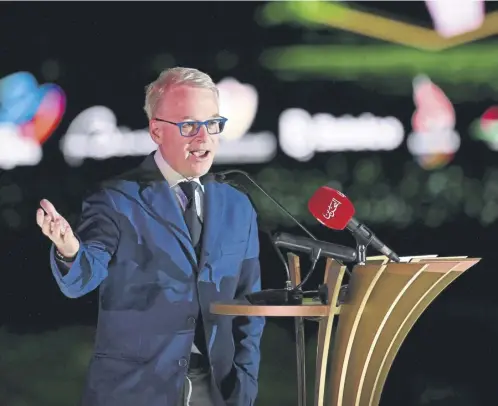  ?? ?? DP World Tour CEO Keith Pelley has sent a memo to his members about the PGA Tour’s $3 billion deal with the Strategic Sports Group