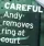  ?? ?? CAREFUL Andy removes ring at court