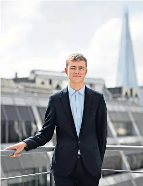  ?? ?? g Suits you: Jack Pinchin doesn’t regret getting an apprentice­ship rather than going to university
