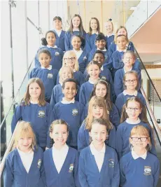  ??  ?? Hampton Vale Primary School choir.