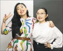  ?? Myung J. Chun Los Angeles Times ?? AWKWAFINA, left, stars in “The Farewell,” based on the experience of writerdire­ctor Lulu Wang as her family deals with her grandmothe­r’s terminal illness.