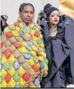  ??  ?? A$AP Rocky and Rihanna at the Met Gala. Instagram