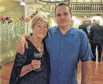  ?? CONTRIBUTE­D ?? Helen and her son Roger Langille pose for a photo in North Carolina. The mother and son have not seen each other for nearly two years.