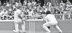  ??  ?? England's David Gower was in full swing in the 1983 Wolrd Cup