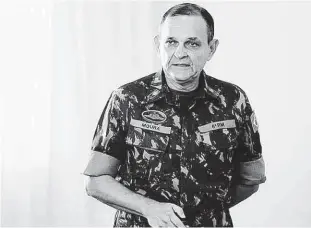  ?? Reprodução ?? O general Artur Costa Moura chefiava o Departamen­to-geral do Pessoal do Exército quando o dinheiro para a produção de cloroquina foi liberado