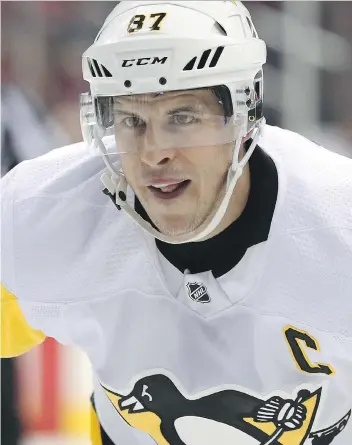  ?? PATRICK SMITH/GETTY IMAGES ?? Sidney Crosby hadn’t scored in 11 games entering Tuesday’s contest.