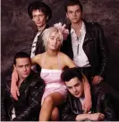  ??  ?? Transvisio­n Vamp in 1988 … Wendy James centre with (clockwise from top left) Nick Christian Sayer, Pol Burton, Dave Parsons and Tex Axile. Photograph: Michael Putland/Getty Images