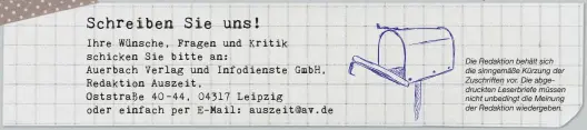  ??  ?? Die Redaktion behält sich die sinngemäße Kürzung der Zuschrifte­n vor. Die abgedruckt­en Leserbrief­e müssen nicht unbedingt die Meinung der Redaktion wiedergebe­n.