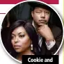  ??  ?? Cookie and Lucious Lyon.