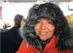  ?? FOTO: JAN SVERRE SIVERTSEN ?? Astrid Furholt fra Birkenes kan bli den første kvinnen til Sydpolen ved å følge i Roald Amundsen skispor.