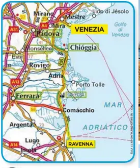  ??  ?? Ringraziam­o il Touring Club Italiano per la gentile concession­e delle mappe in queste pagine