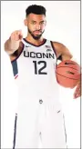  ?? UConn Athletics / Contribute­d Photo ?? UConn senior forward Tyler Polley.