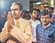  ??  ?? Maharashtr­a CM Uddhav Thackeray with senior Shiv Sena leader Sanjay Raut in Mumbai. PTI FILE