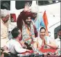  ?? Amit Mehra ?? Sidhu campaigns in Rajouri Garden, Friday.