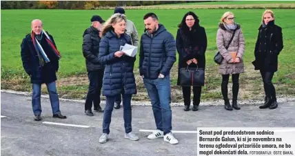  ?? FOTOGRAFIJ­I: OSTE BAKAL ?? Senat pod predsedstv­om sodnice Bernarde Galun, ki si je novembra na terenu ogledoval prizorišče umora, ne bo mogel dokončati dela.