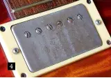  ??  ?? 4. The outgoing PRS #7 neck pickup with 20 years of ageing