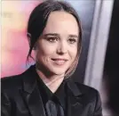  ?? RICHARD SHOTWELL THE ASSOCIATED PRESS ?? Ellen Page’s documentar­y, “There’s Something in the Water,” is headed for TIFF.