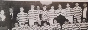  ??  ?? The Glenview team who clinched the Premier title in 1990 after seeing off Gorey Rangers in the People’s Park in a thrilling contest that produced 10 goals.