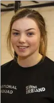  ??  ?? New Ross swimmer Sadhbh Bailey who is in the national squad.