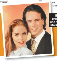  ?? ?? En 1997 protagoniz­ó una novela con Mariana Levy.