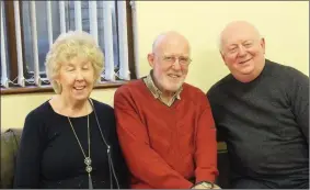  ??  ?? Pictured at the annual Senior Citizens Party at Mallow Social Services Centre were Noreen and Bill Gregor and Canon Anthony O’Brien.
