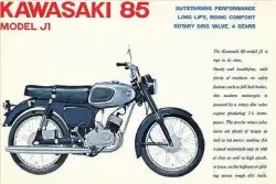  ?? ?? Where it all began, the Kawasaki J1.