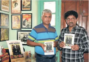  ?? ?? THE FILMMAKER GOUTAM GHOSE at the release of Action: Sushil
Majumdar, with Sanjay Mishra, who has edited and compiled the book, on March 23. Mishra is Majumdar’s grandson.