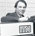  ??  ?? LONG CAREER At ITN in January 1980