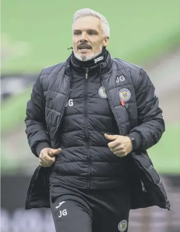  ??  ?? 0 St Mirren manager Jim Goodwin has agreed a new contract.