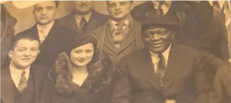  ?? PROVIDED PHOTO ?? In 1912, while living on the South Side of Chicago, Jack Johnson was charged with violating the Mann Act, which made it illegal to transport women across state lines for “immoral” purposes. An all- white jury convicted him. Johnson said he’d been framed.