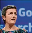  ?? Foto: afp ?? Margrethe Vestager geht weiter gegen Google vor.