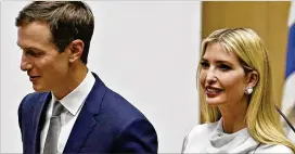 ?? AHMAD GHARABLI/AFP VIA GETTY IMAGES/TNS ?? Former President Donald Trump’s daughter Ivanka (right) and son-in-law Jared Kushner, who testified before the Jan. 6 House select committee, now have been subpoenaed to appear before a federal grand jury.