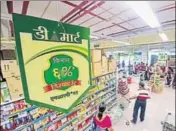  ?? MINT/FILE ?? Avenue Supermarts, DMart’s parent, is now India’s most valuable listed retailer