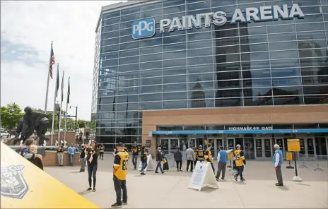  ?? Post-Gazette ?? PPG Paints Arena lost its TGI Fridays in 2020, but a new restaurant, Bacon, Bourbon and Beer, is expected to open in the massive space soon.