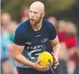  ??  ?? Gary Ablett in action against Essendon on Monday.