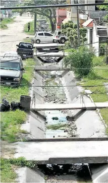  ?? /EL SOL DE TAMPICO ?? La zona solo tiene un dren a cielo abierto