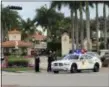  ?? FREIDA FRISARO - THE AP ?? Police respond to The Trump National Doral resort after reports of a shooting inside the resort Friday in Doral, Fla.