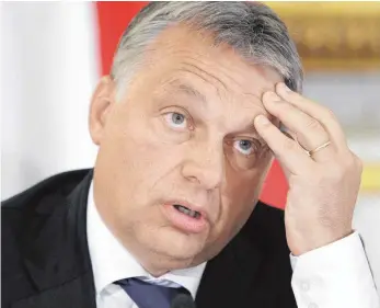  ?? FOTO: DPA ?? Viktor Orbáns jüngster Coup droht zum Bumerang zu werden.