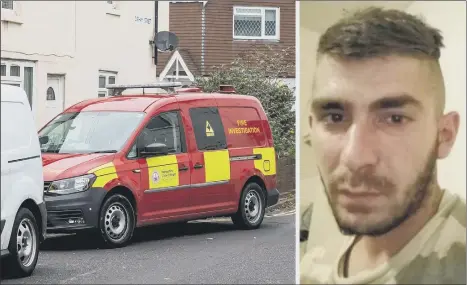  ?? ?? ‘NON-SUSPICIOUS’ Romanian national Mihail Catalin Bragau died in a flat fire on New Year's Day in Durham Street, Gosport