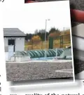  ??  ?? The upgraded wastewater treatment plant in Tubbercurr­y and (inset) the plant in Ballinafad.