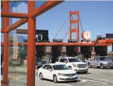  ?? Michael Macor / The Chronicle 2017 ?? Hertz car rental customers were being hit with surprise fees that raised the price of crossing the Golden Gate Bridge significan­tly.