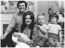  ?? ?? family man: A younger Terry with wife Helen and their children