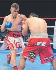  ?? SOUTHPAW: North Queensland’s Liam Paro in action against Komkit Chanawong last year. ??