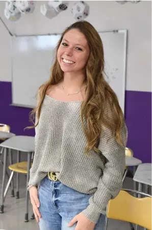  ?? The Sentinel-record/tanner Newton ?? Fountain Lake senior setter Sophie Skinner was selected as The All-garland County Volleyball Player of the Year after a fourth consecutiv­e season of earning All-state and All-4a-7 Conference honors.