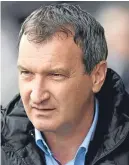  ??  ?? United boss Csaba Laszlo.