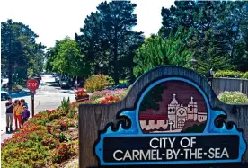  ??  ?? no messing: Carmel-by-the-Sea where Clint Eastwood was mayor