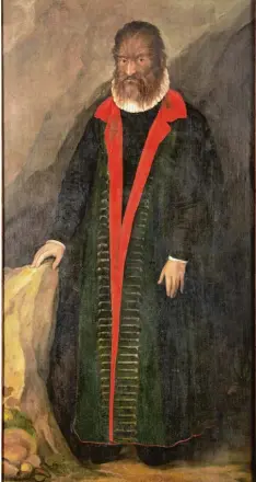  ??  ?? Ein um 1580 entstanden­es Gemälde zeigt, wie der „Haarmensch“Pedro Gonzalez ausgesehen hat.