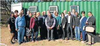  ?? Picture: SUPPLIED ?? ON THE MOVE: Various stakeholde­rs attended the launch of the first Call-2-Action site in West Bank recently. The different stakeholde­rs has since opened the Quigney site last week as well