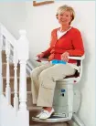  ??  ?? Picture: AGE UK STAIRLIFTS