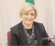  ?? LAPRESSE ?? Audizione.
Marina Calderone, ministro del Lavoro, in audizione davanti alla Commission­e parlamenta­re di inchiesta sulle condizioni di lavoro in Italia